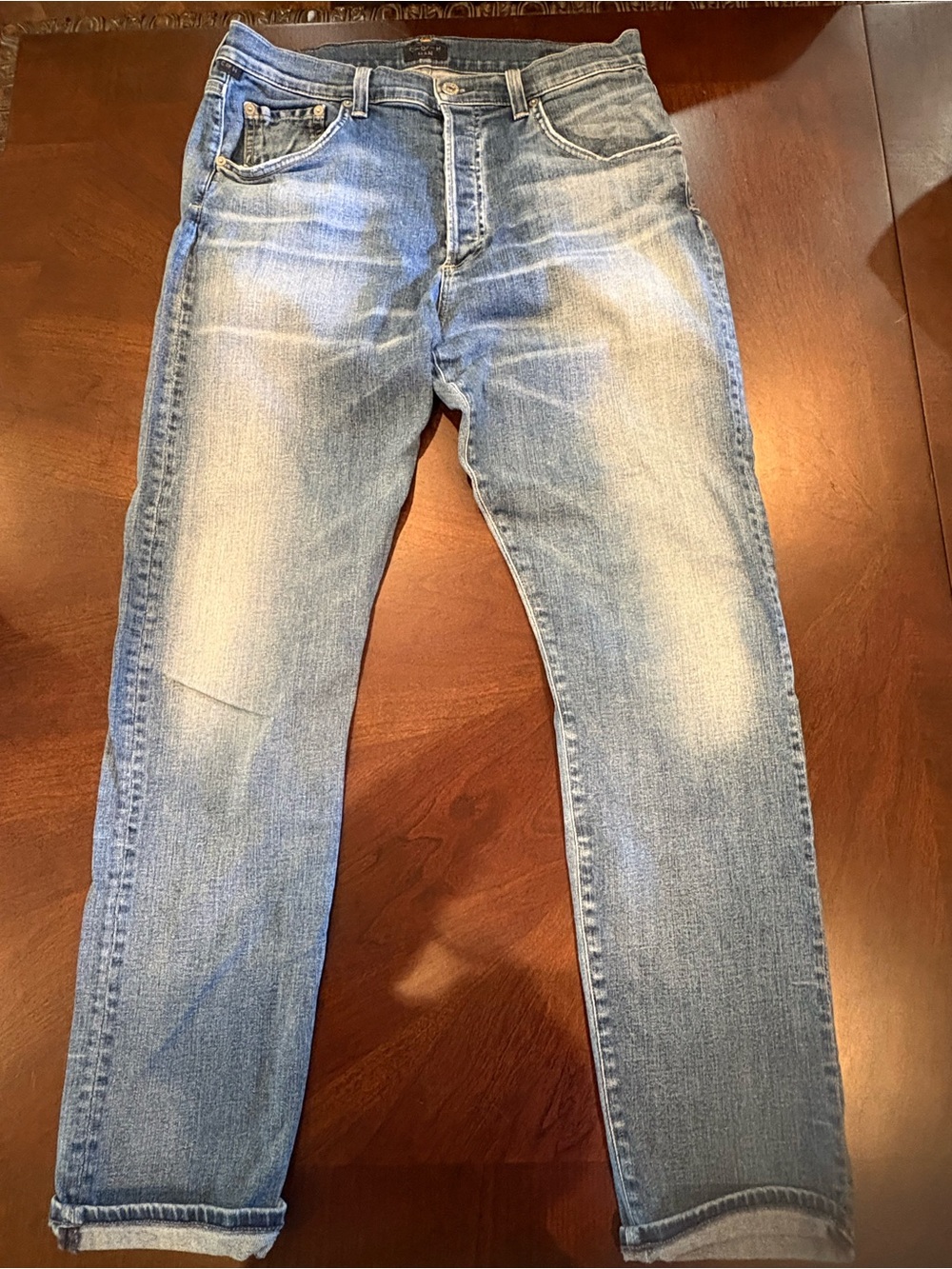 Citizens Of Humanity Light Blue Washed Boyfriend Jeans